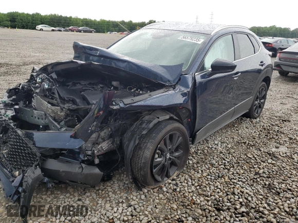 2024 Mazda CX-30 S Select Sport with VIN 3MVDMBBM8RM684919, listed as a Copart auction lot 56579235 with Not provided miles and Salvage title. Bid and sale history available at DreamBid. Image 1.