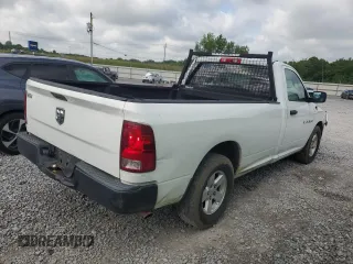 2012 Ram 1500 ST with VIN 3C6JD6DK0CG128253, listed as a Copart auction lot 57774485 with 210,804 mi miles and Clean title. Bid and sale history available at DreamBid. Image 3.