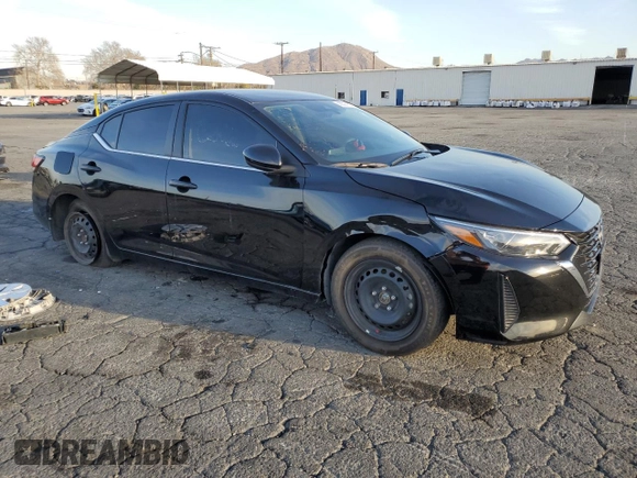 2024 Nissan Sentra S with VIN 3N1AB8BV3RY247332, listed as a Copart auction lot 43324105 with 20,941 mi miles and Salvage Title. Bid and sale history available at carsss.com. Image 4.
