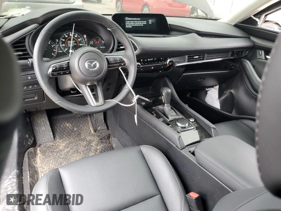 2024 Mazda 3 S Preferred with VIN 3MZBPACM9RM436636, listed as a Copart auction lot 43819195 with 5,304 mi miles and Salvage title. Bid and sale history available at DreamBid. Image 8.