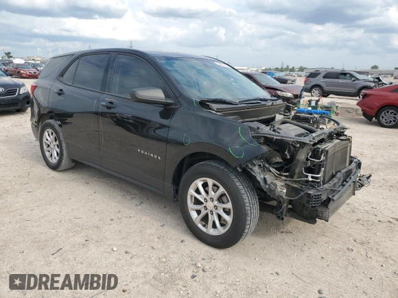 2019 Chevrolet Equinox LS with VIN 3GNAXHEV1KL309492, listed as a Copart auction lot 56283365 with 131,756 mi miles and Salvage Title. Bid and sale history available at DreamBid. Image 4.
