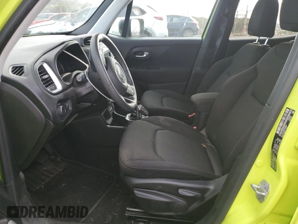 2018 Jeep Renegade Sport with VIN ZACCJAAB0JPG92224, listed as a Copart auction lot 43447115 with 46,089 mi miles and Salvage Title. Bid and sale history available at DreamBid. Image 7.