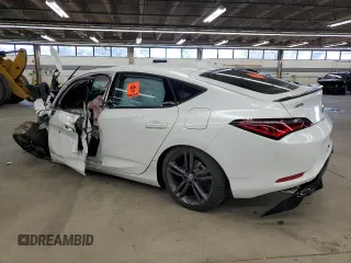 2025 Acura Integra w/A-Spec Package with VIN 19UDE4H39SA010775, listed as a Copart auction lot 46504005 with Not provided miles and Salvage title. Bid and sale history available at DreamBid. Image 2.