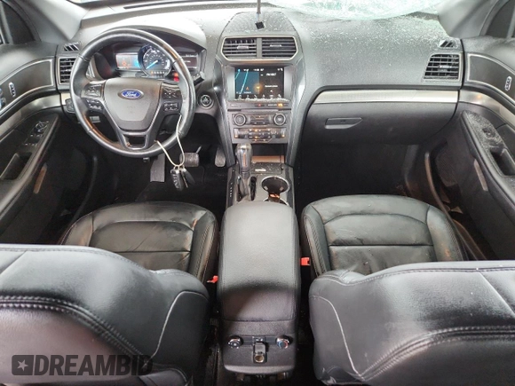 2018 Ford Explorer XLT with VIN 1FM5K8D89JGA78862, listed as a Copart auction lot 59912235 with 132,897 mi miles and Salvage title. Bid and sale history available at DreamBid. Image 8.