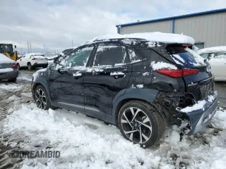 2022 Hyundai Kona Limited with VIN KM8K53A30NU814536, listed as a Copart auction lot 87874945 with 31,399 mi miles and Salvage Title. Bid and sale history available at carsss.com. Image 2.