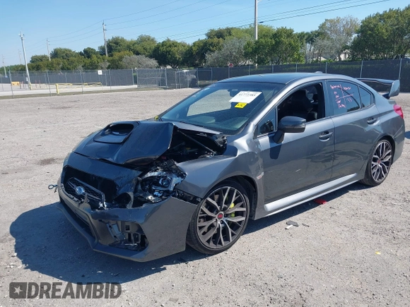 2021 Subaru WRX STI Limited with VIN JF1VA2W69M9813192, listed as a IAAI auction lot 41772385 with 47,644 mi miles. Bid and sale history available at carsss.com. Image 2.