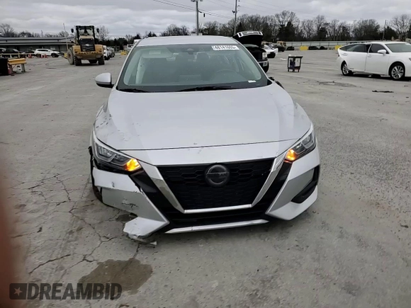 2021 Nissan Sentra SV with VIN 3N1AB8CV9MY286143, listed as a Copart auction lot 48141605 with 71,446 mi miles and Salvage Title. Bid and sale history available at carsss.com. Image 10.