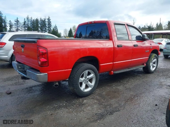 2008 Dodge Ram 1500 SLT with VIN 1D7HU18298S544909, listed as a IAAI auction lot 41981421 with 189,160 mi miles. Bid and sale history available at carsss.com. Image 4.