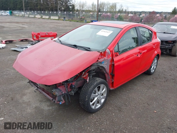 2014 Toyota Prius One with VIN JTDKDTB36E1083196, listed as a IAAI auction lot 41943927 with 74,483 mi miles and . Bid and sale history available at DreamBid. Image 18.