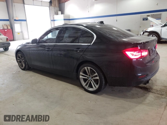 2017 BMW 3 Series 330i xDrive with VIN WBA8D9G30HNU65773, listed as a Copart auction lot 46899315 with 76,949 mi miles and Salvage Title. Bid and sale history available at carsss.com. Image 2.