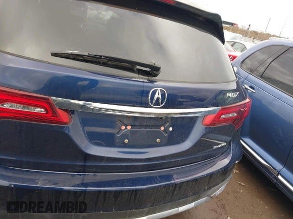 2017 Acura MDX w/Technology Pkg with VIN 5FRYD4H5XHB024459, listed as a IAAI auction lot 41703958 with 1 mi miles. Bid and sale history available at carsss.com. Image 16.
