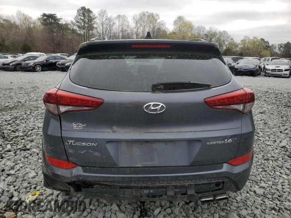 2016 Hyundai Tucson Limited with VIN KM8J33A26GU208072, listed as a Copart auction lot 51322275 with 57,946 mi miles and Clean Title. Bid and sale history available at carsss.com. Image 6.