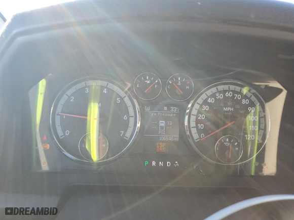 2010 Dodge Ram 1500 SLT with VIN 1D7RB1GP8AS127116, listed as a Copart auction lot 46062355 with 106,546 mi miles and Salvage Title. Bid and sale history available at carsss.com. Image 9.