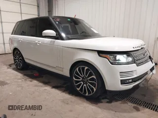 2016 Land Rover Range Rover Supercharged z VIN SALGS2EF0GA291601, wystawiony jako IAAI lot #40818595 z przebiegiem 108 177 mil mil oraz . Historia ofert i sprzedaży dostępna na DreamBid. Obrazek 1.