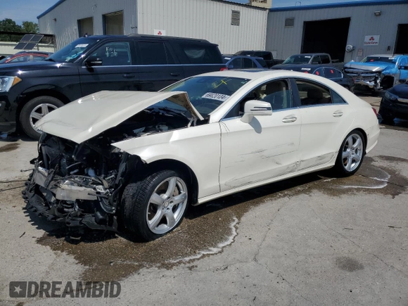 2014 Mercedes-Benz CLS-Class CLS 550 with VIN WDDLJ7DB9EA113127, listed as a Copart auction lot 69820124 with 0 mi miles and Salvage Title. Bid and sale history available at carsss.com. Image 1.