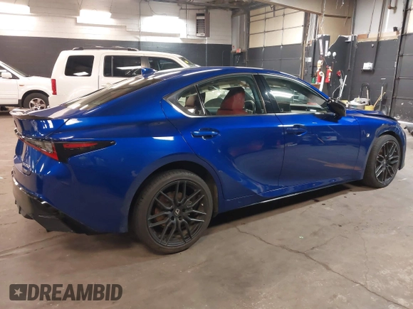 2021 Lexus IS 350 F Sport with VIN JTHGZ1E29M5019478, listed as a IAAI auction lot 41876082 with 49,224 mi miles and . Bid and sale history available at DreamBid. Image 4.