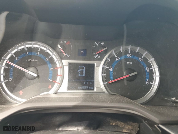 2015 Toyota 4Runner SR5 with VIN JTEZU5JR4F5097720, listed as a Copart auction lot 50255645 with 66,889 mi miles and Salvage Title. Bid and sale history available at carsss.com. Image 9.