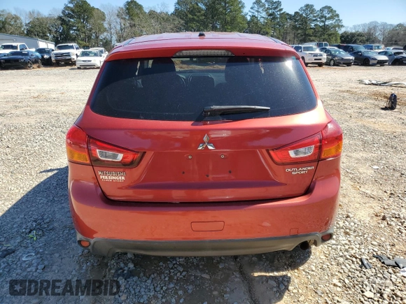 2016 Mitsubishi Outlander Sport 2.0 ES with VIN JA4AP3AU1GZ040803, listed as a Copart auction lot 46180255 with 140,491 mi miles and Salvage Title. Bid and sale history available at carsss.com. Image 6.