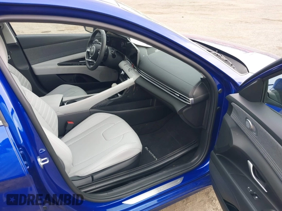 2024 Hyundai Elantra Limited with VIN KMHLP4DG9RU693398, listed as a IAAI auction lot 42081534 with 4,997 mi miles and . Bid and sale history available at carsss.com. Image 5.