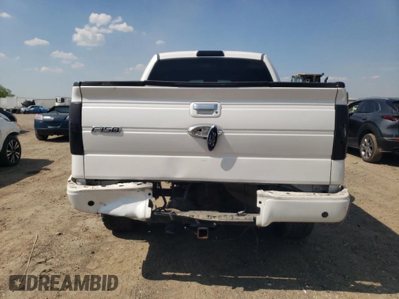 2013 Ford F-150 XL with VIN 1FTFW1ET7DFD93001, listed as a Copart auction lot 50270165 with 150,869 mi miles and Salvage Title. Bid and sale history available at carsss.com. Image 6.