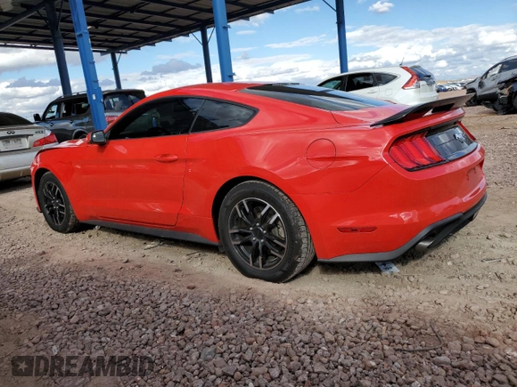 2018 Ford Mustang EcoBoost z VIN 1FA6P8TH3J5172653, wystawiony jako Copart lot #47821565 z przebiegiem 94 947 mil mil oraz Szkoda całkowita • Salvage title. Historia ofert i sprzedaży dostępna na DreamBid. Obrazek 2.