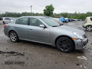 2005 Infiniti G35 with VIN JNKCV51F85M310877, listed as a Copart auction lot 57186435 with 143,945 mi miles and Clean Title. Bid and sale history available at DreamBid. Image 4.