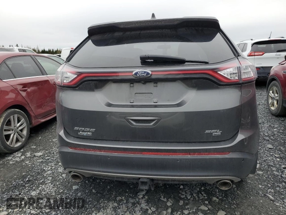 2016 Ford Edge SEL z VIN 2FMPK4J81GBC60495, wystawiony jako Copart lot #55760185 z przebiegiem 103 420 mil mil oraz Nie do naprawy • Non repairable. Historia ofert i sprzedaży dostępna na DreamBid. Obrazek 6.