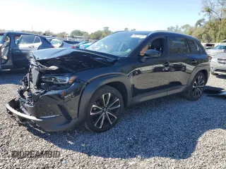 2024 Mazda CX-50 2.5 Turbo Premium Plus Package with VIN 7MMVABEY1RN188279, listed as a Copart auction lot 46878385 with 13,857 mi miles and Salvage Title. Bid and sale history available at carsss.com. Image 1.