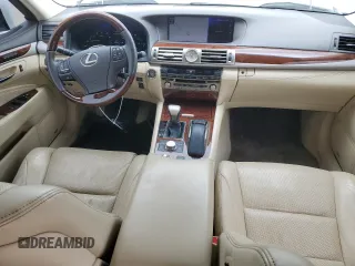 2017 Lexus LS with VIN JTHBL5EF3H5145752, listed as a Copart auction lot 55567714 with 55,549 mi miles and Salvage Title. Bid and sale history available at carsss.com. Image 8.