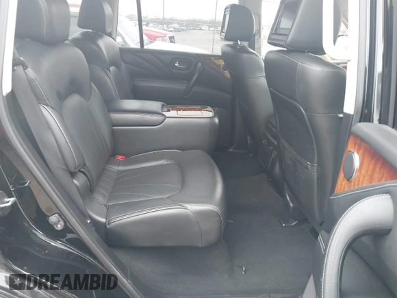 2016 Infiniti QX80 with VIN JN8AZ2NE7G9125856, listed as a IAAI auction lot 41480843 with 148,375 mi miles. Bid and sale history available at carsss.com. Image 8.