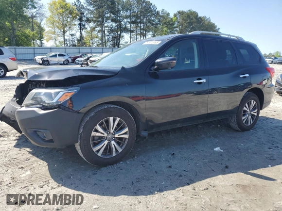 2018 Nissan Pathfinder SL z VIN 5N1DR2MM3JC617114, wystawiony jako Copart lot #51910065 z przebiegiem 145 920 mil mil oraz Nie do naprawy • Non repairable. Historia ofert i sprzedaży dostępna na DreamBid. Obrazek 1.