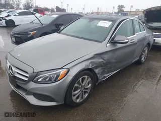 2015 Mercedes-Benz C-Class C 300 with VIN 55SWF4JB8FU057426, listed as a IAAI auction lot 41558621 with 106,655 mi miles. Bid and sale history available at carsss.com. Image 17.