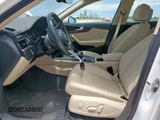 2017 Audi A4 Premium with VIN WAUGNAF41HN019796, listed as a Copart auction lot 58241845 with 56,141 mi miles and Salvage title. Bid and sale history available at DreamBid. Image 7.