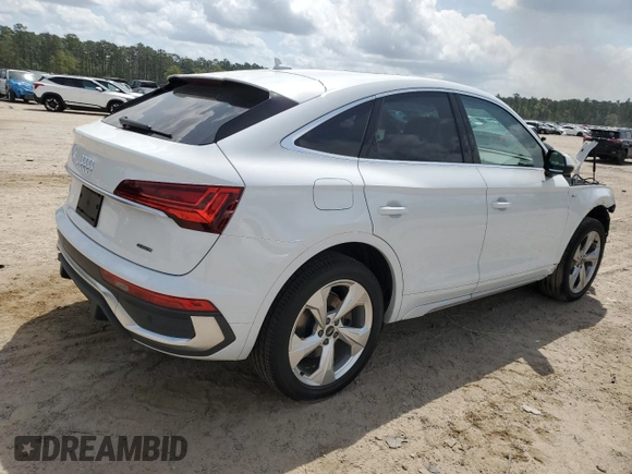 2021 Audi Q5 Sportback Premium Plus z VIN WA15AAFY6M2137390, wystawiony jako Copart lot #51147585 z przebiegiem 43 711 mil mil oraz Czysty tytuł • Clean title. Historia ofert i sprzedaży dostępna na DreamBid. Obrazek 3.