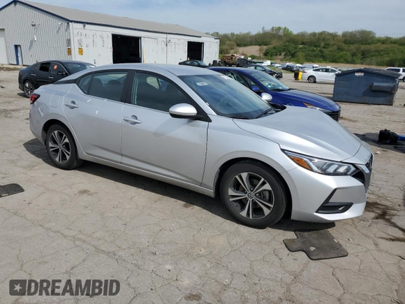 2023 Nissan Sentra SV z VIN 3N1AB8CV9PY278371, wystawiony jako Copart lot #56015105 z przebiegiem 57 421 mil mil oraz Szkoda całkowita • Salvage title. Historia ofert i sprzedaży dostępna na DreamBid. Obrazek 4.