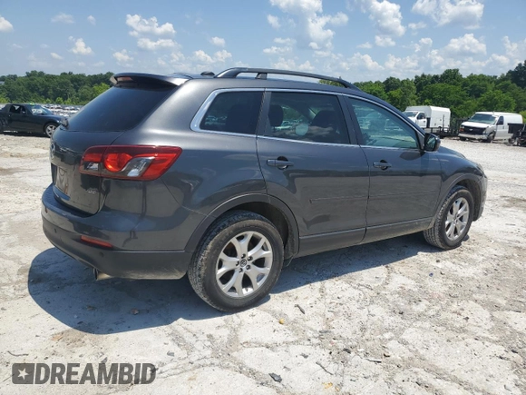 2014 Mazda CX-9 Touring with VIN JM3TB3CA6E0441708, listed as a Copart auction lot 61143785 with 173,562 mi miles and Salvage title. Bid and sale history available at DreamBid. Image 3.