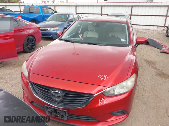 2015 Mazda 6 i Touring with VIN JM1GJ1T50F1212554, listed as a IAAI auction lot 41884926 with 225,208 mi miles. Bid and sale history available at carsss.com. Image 13.
