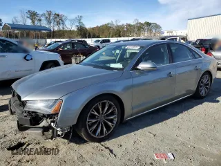2013 Audi A8 3.0L z VIN WAUAGAFD6DN012546, wystawiony jako Copart lot #82210024 z przebiegiem 121 004 mil mil oraz Czysty tytuł • Clean title. Historia ofert i sprzedaży dostępna na DreamBid. Obrazek 1.