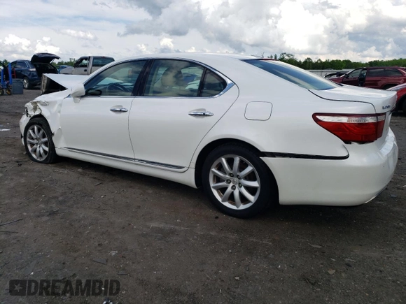 2007 Lexus LS 460 z VIN JTHBL46F775046147, wystawiony jako Copart lot #54709945 z przebiegiem 144 997 mil mil oraz Szkoda całkowita • Salvage title. Historia ofert i sprzedaży dostępna na DreamBid. Obrazek 2.