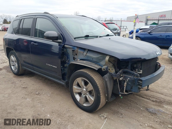 2015 Jeep Compass Sport with VIN 1C4NJCBB5FD115844, listed as a IAAI auction lot 41291608 with 79,819 mi miles and . Bid and sale history available at DreamBid. Image 1.