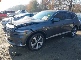 2021 Genesis GV80 with VIN KMUHBDSB1MU060299, listed as a IAAI auction lot 41124819 with 44,465 mi miles and . Bid and sale history available at DreamBid. Image 19.