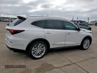 2023 Acura MDX Advance с VIN 5J8YE1H87PL006358, выставлен на аукционе Copart как лот 56013605 с пробегом 49 109 миль миль и Списание • Salvage title. История ставок и продаж доступна на DreamBid. Изображение 3.