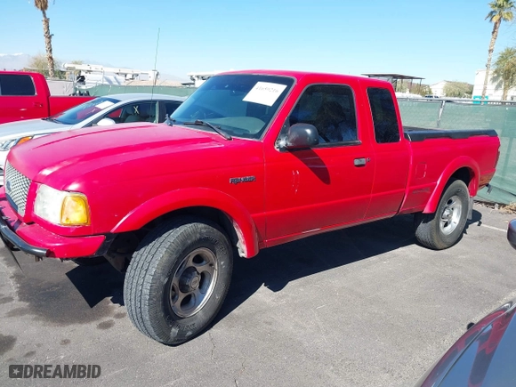 2001 Ford Ranger XL Fleet with VIN 1FTZR15U61PA58878, listed as a IAAI auction lot 41659216 with 233,560 mi miles. Bid and sale history available at carsss.com. Image 12.
