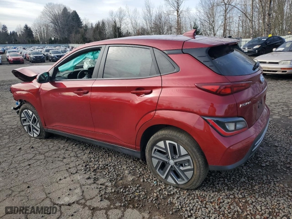 2023 Hyundai Kona Electric SEL with VIN KM8K33AG3PU189335, listed as a Copart auction lot 47173415 with 41,104 mi miles and Non Repairable. Bid and sale history available at carsss.com. Image 2.