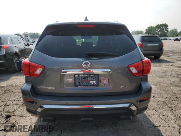 2019 Nissan Pathfinder S with VIN 5N1DR2MMXKC633330, listed as a Copart auction lot 64397035 with 190,196 mi miles and Clean title. Bid and sale history available at DreamBid. Image 6.