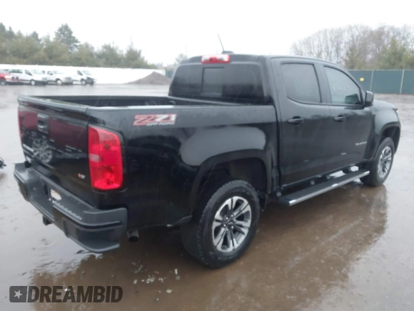 2022 Chevrolet Colorado 4WD Z71 with VIN 1GCGTDEN4N1205498, listed as a IAAI auction lot 41708863 with 54,515 mi miles and . Bid and sale history available at DreamBid. Image 4.