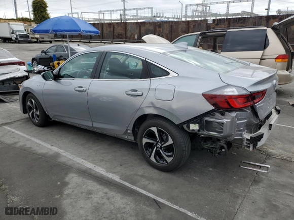 2022 Honda Insight EX with VIN 19XZE4F52NE003581, listed as a Copart auction lot 50834885 with 24,197 mi miles and Salvage Title. Bid and sale history available at carsss.com. Image 2.