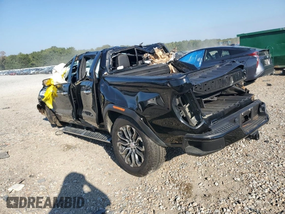 2023 GMC Canyon 4WD Denali with VIN 1GTP6FEK6P1263009, listed as a Copart auction lot 71101004 with 0 mi miles and Salvage Title. Bid and sale history available at carsss.com. Image 2.
