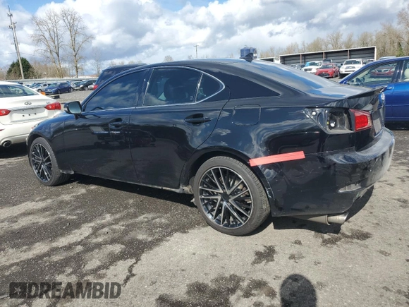 2012 Lexus IS 250 with VIN JTHCF5C22C5060552, listed as a Copart auction lot 48714725 with 138,583 mi miles and Salvage Title. Bid and sale history available at DreamBid. Image 2.