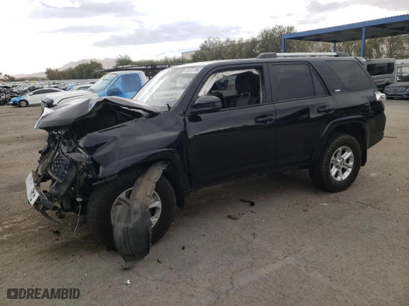 2021 Toyota 4Runner SR5 with VIN JTEEU5JR7M5247640, listed as a Copart auction lot 76737194 with 81,958 mi miles and Salvage Title. Bid and sale history available at carsss.com. Image 1.